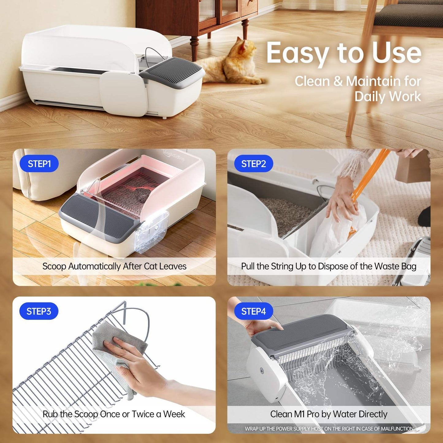 Auto cat Litter Box