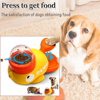 Quacky Fun Dog Puzzle Feeder