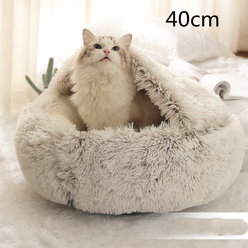 2 In 1 Dog And Cat Plush Bed