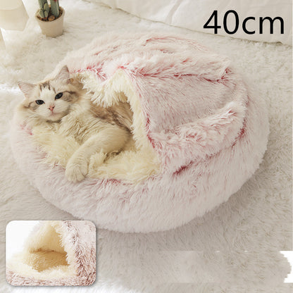 2 In 1 Dog And Cat Plush Bed