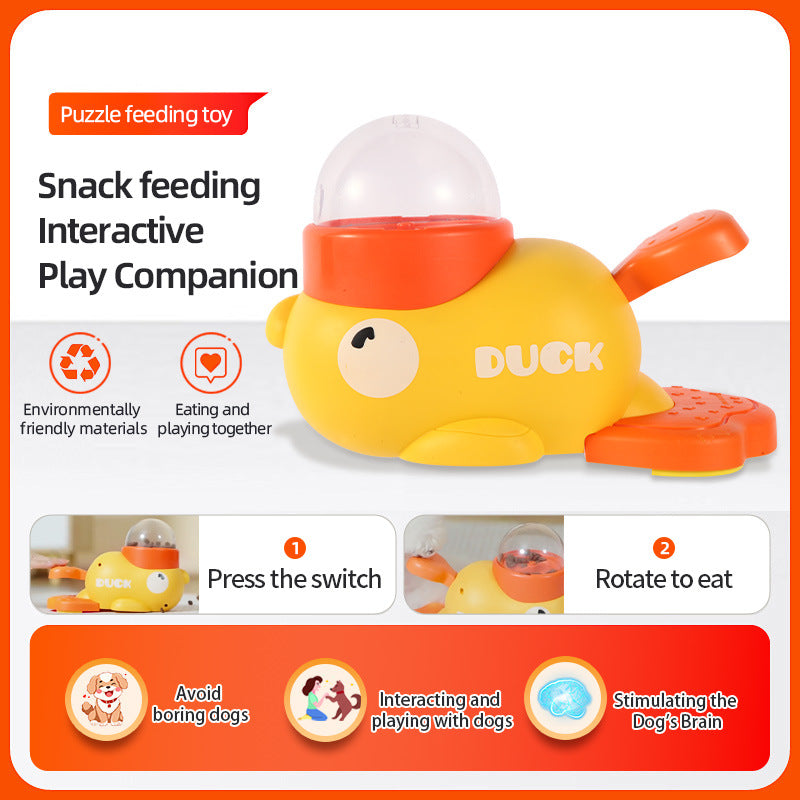 Quacky Fun Dog Puzzle Feeder