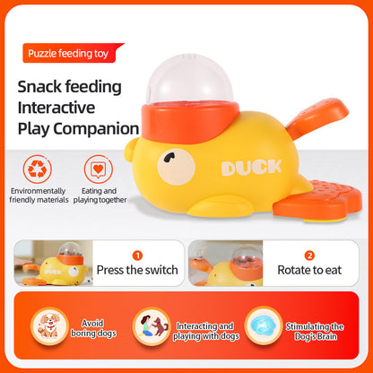 Quacky Fun Dog Puzzle Feeder