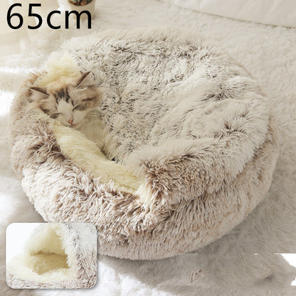 2 In 1 Dog And Cat Plush Bed