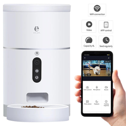 Automatic Pet Feeder with Camera & App Control