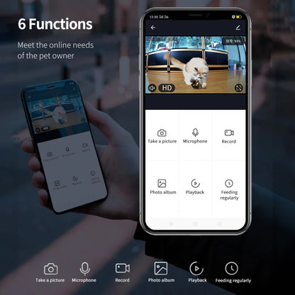 Automatic Pet Feeder with Camera & App Control