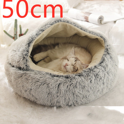 2 In 1 Dog And Cat Plush Bed