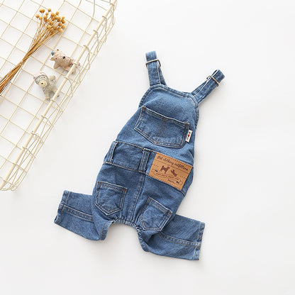 Stretch Jeans Pet Suspenders