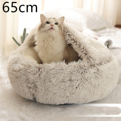 2 In 1 Dog And Cat Plush Bed