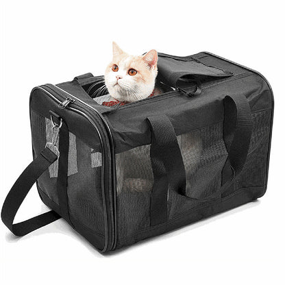 BreezeNest Portable Breathable Pet Carrier