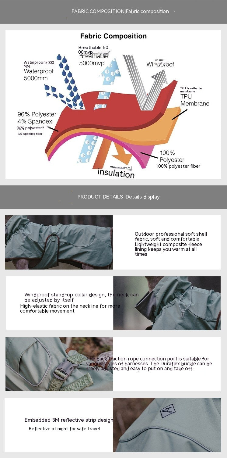 PawShield Pro Outdoor Jacket – Warm, Waterproof & Windproof