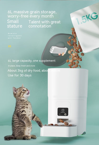 6L Smart Automatic Pet Feeder