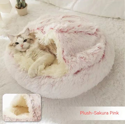 2 In 1 Dog And Cat Plush Bed