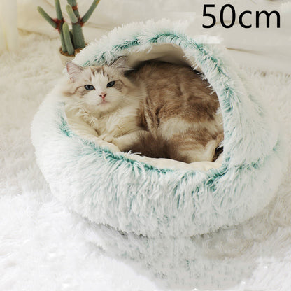 2 In 1 Dog And Cat Plush Bed