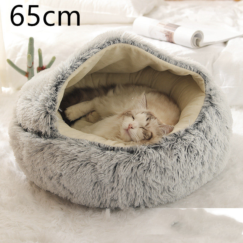 2 In 1 Dog And Cat Plush Bed