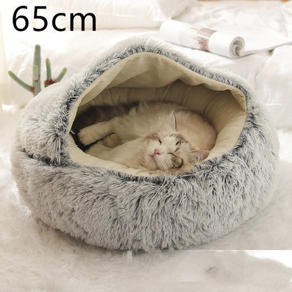 2 In 1 Dog And Cat Plush Bed