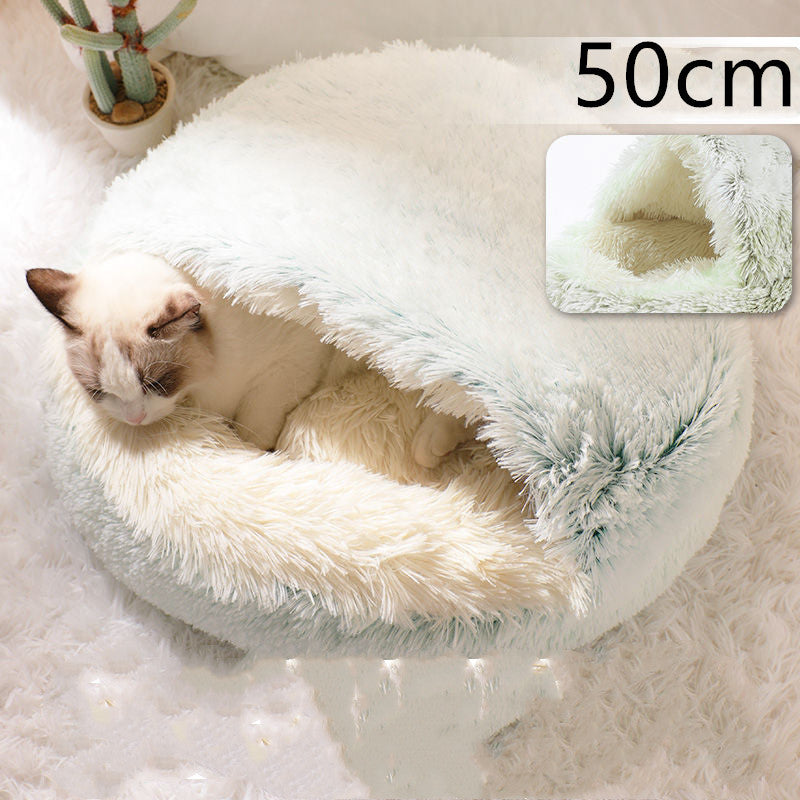 2 In 1 Dog And Cat Plush Bed