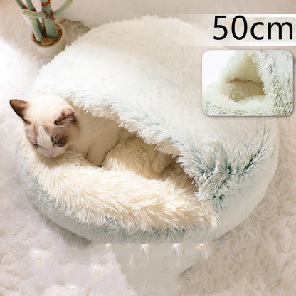 2 In 1 Dog And Cat Plush Bed