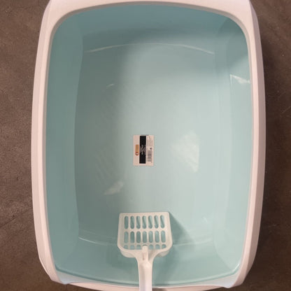 Semi-enclosed Cat Litter Box