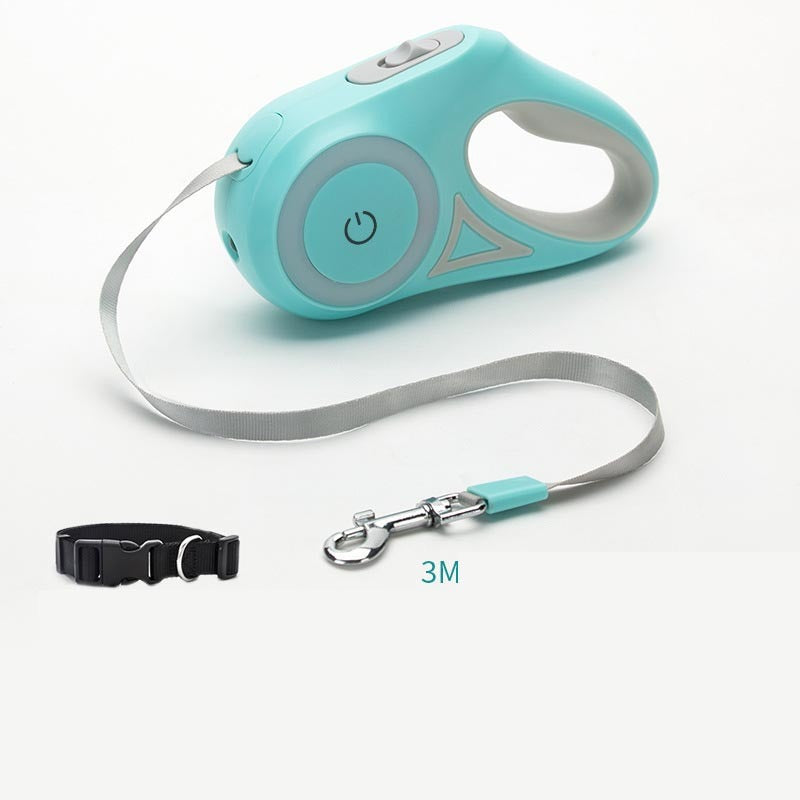 GlowWalk Retractable Leash Set