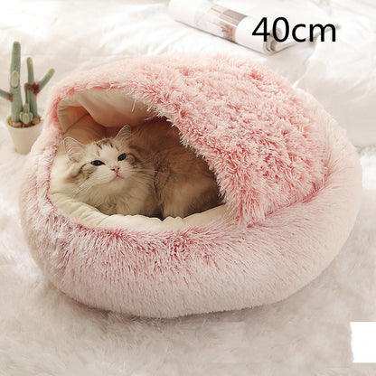 2 In 1 Dog And Cat Plush Bed