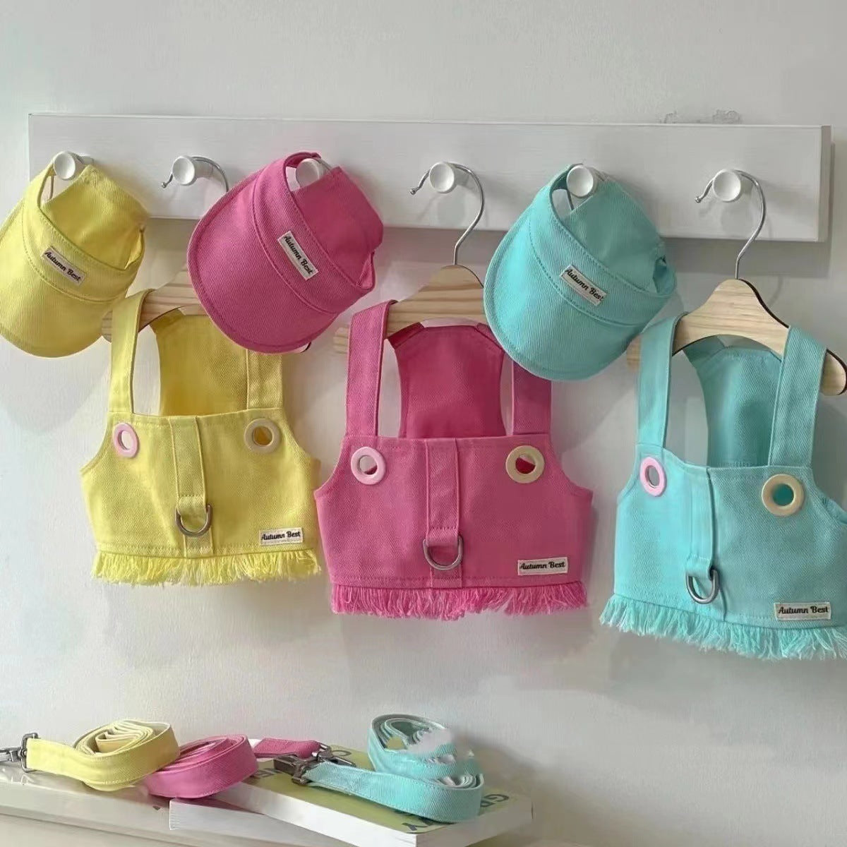 Candy Color Denim Pet Vest