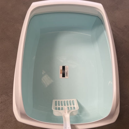 Semi-enclosed Cat Litter Box