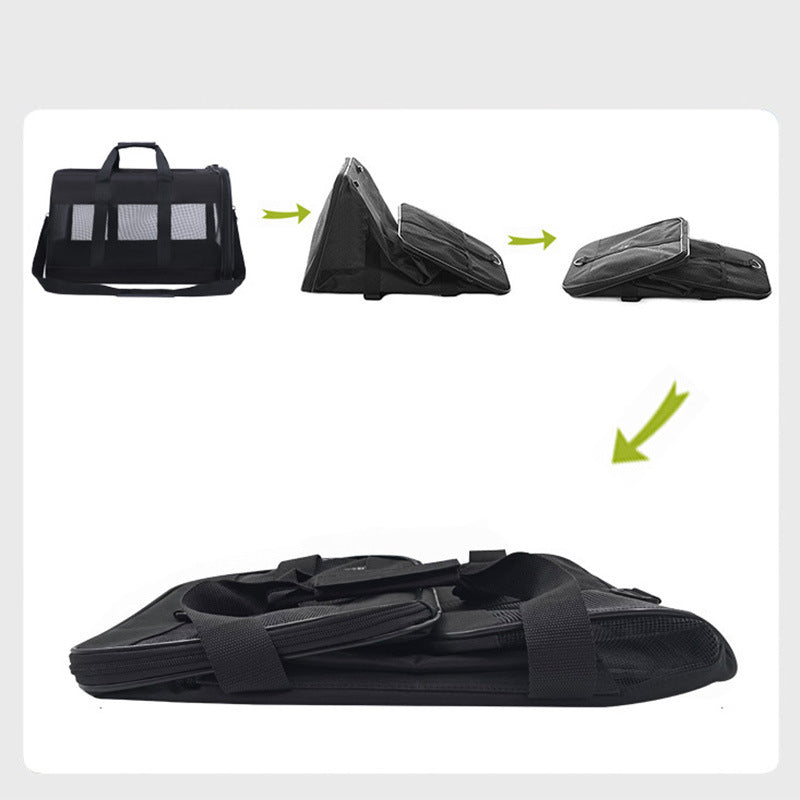 BreezeNest Portable Breathable Pet Carrier