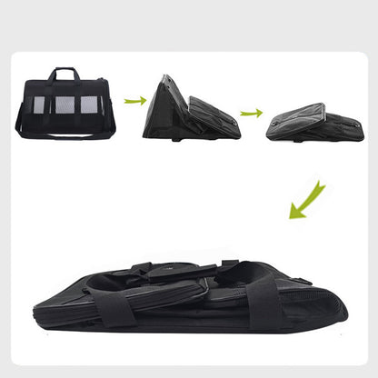 BreezeNest Portable Breathable Pet Carrier