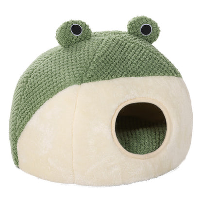 Frog Series Plush Pet Nest