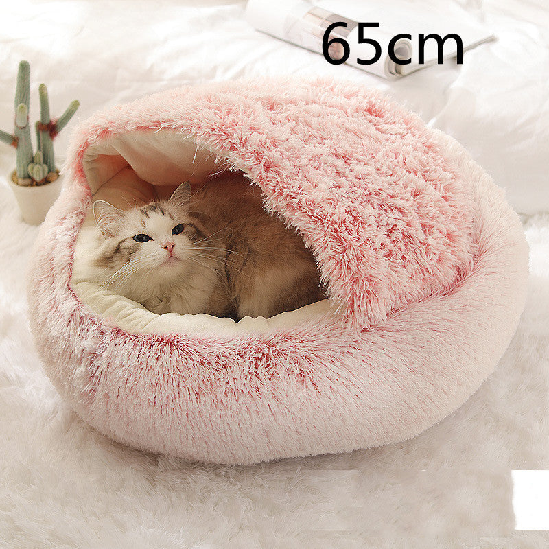 2 In 1 Dog And Cat Plush Bed