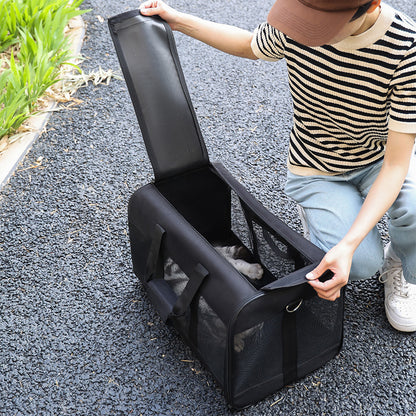 BreezeNest Portable Breathable Pet Carrier