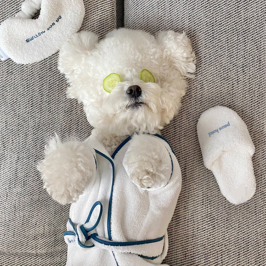 Fur Seasons Hotel & Spa Robe – For the Pup Who Loves Luxury