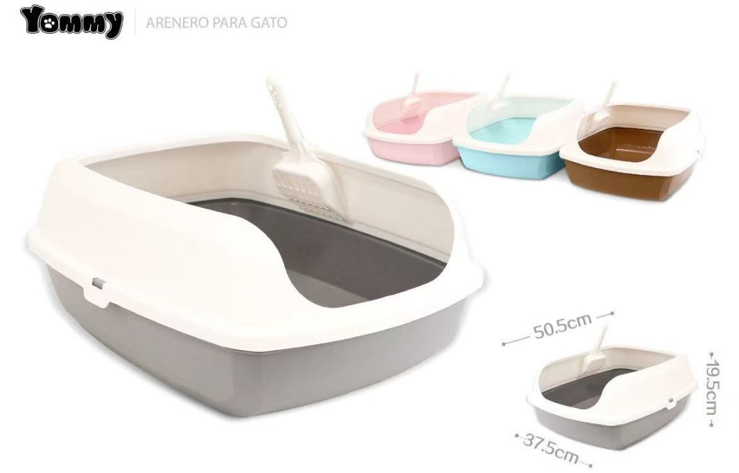 Semi-enclosed Cat Litter Box