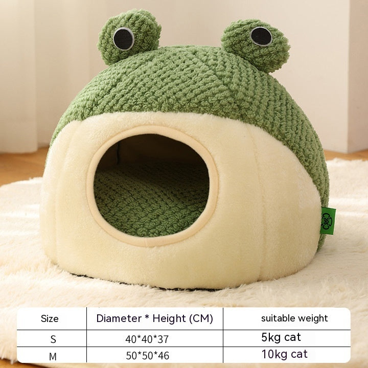 Frog Series Plush Pet Nest
