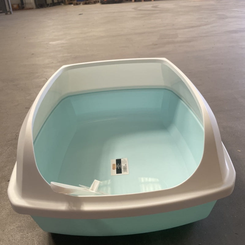 Semi-enclosed Cat Litter Box