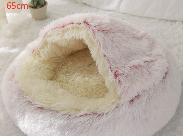 2 In 1 Dog And Cat Plush Bed