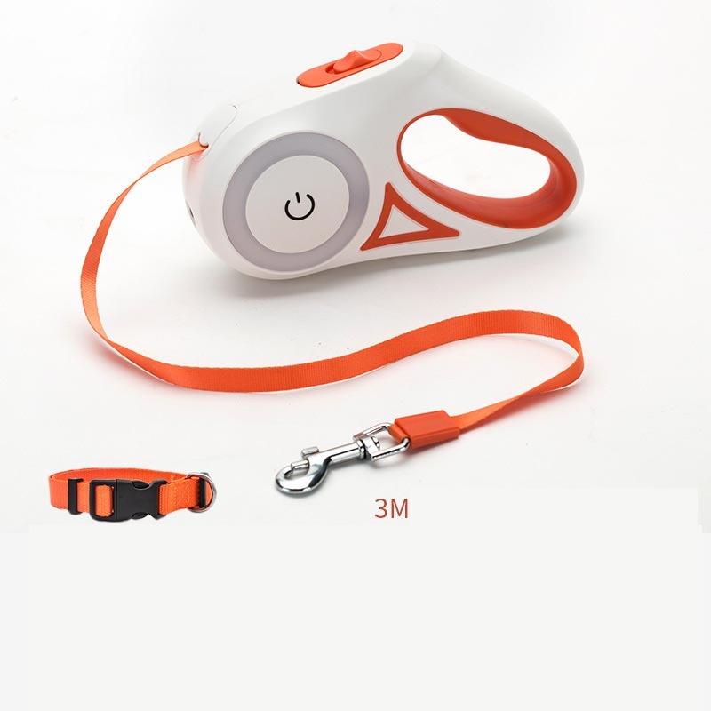GlowWalk Retractable Leash Set