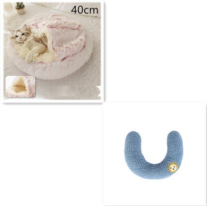2 In 1 Dog And Cat Plush Bed