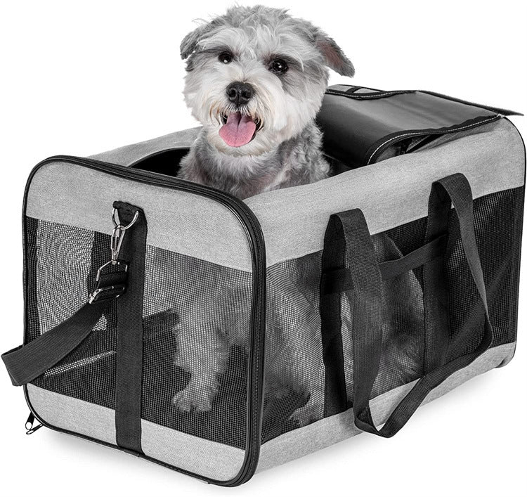 BreezeNest Portable Breathable Pet Carrier