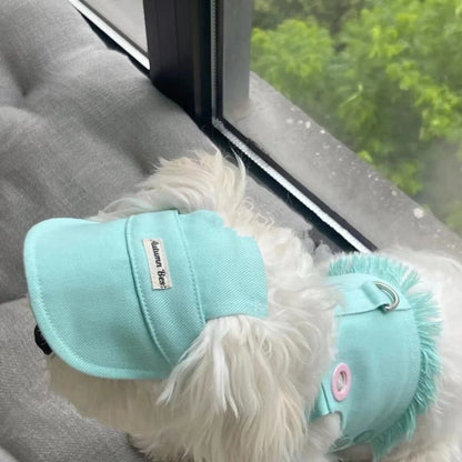 Candy Color Denim Pet Vest