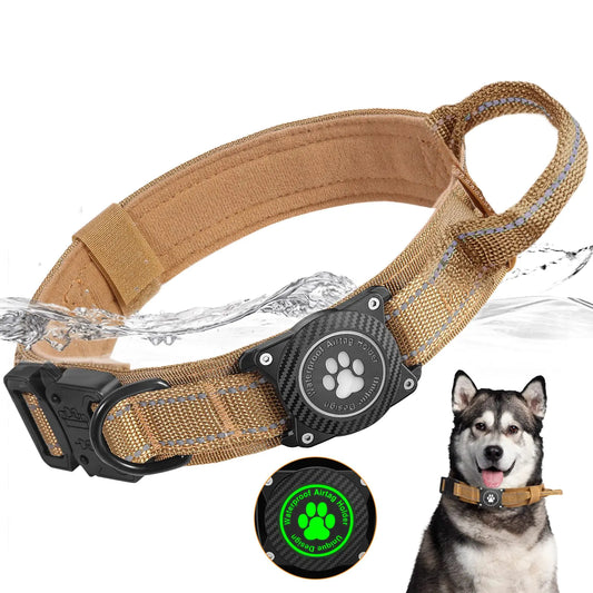 Tactical AirTag Dog Collar