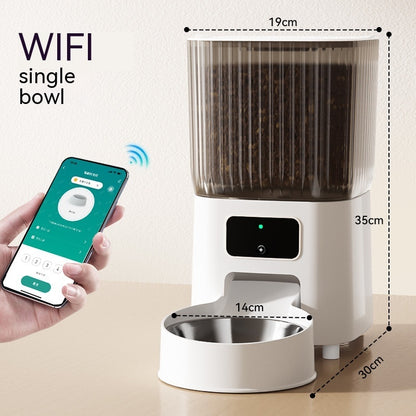 Smart Remote Control Pet Feeder with Camera