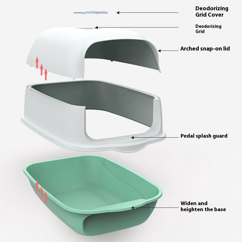 Cat Privacy Litter Box