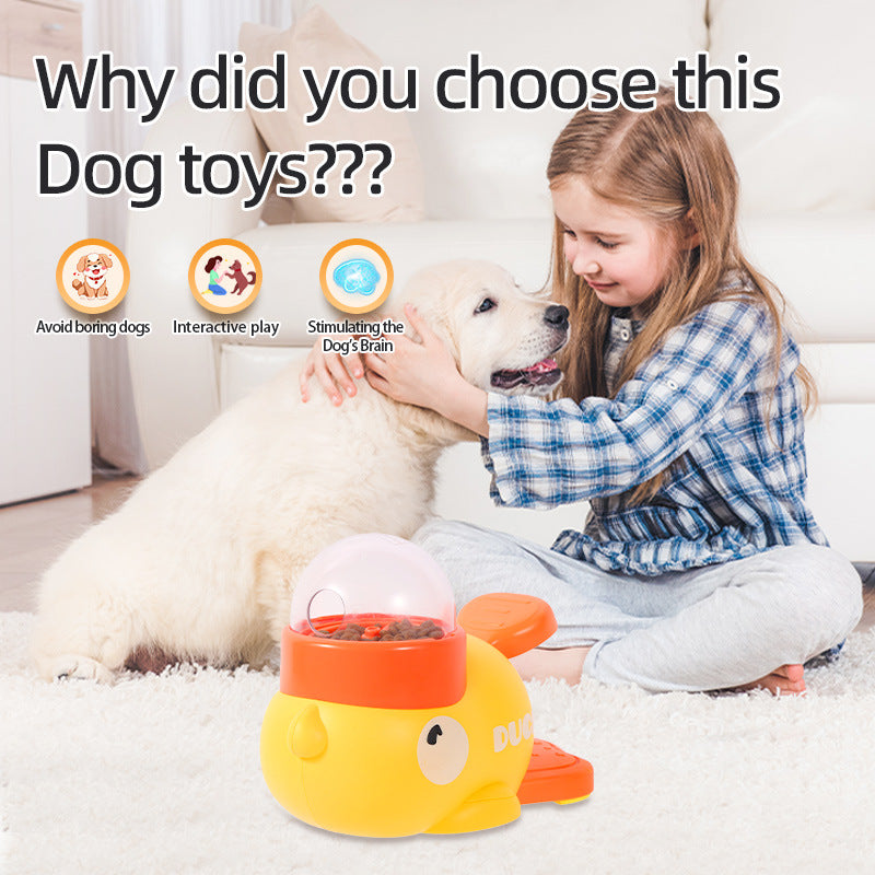 Quacky Fun Dog Puzzle Feeder