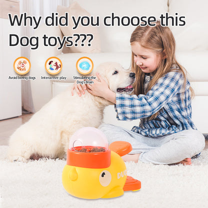 Quacky Fun Dog Puzzle Feeder