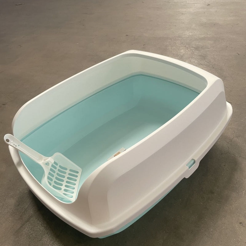 Semi-enclosed Cat Litter Box