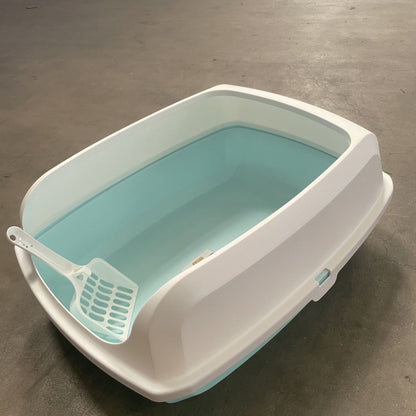 Semi-enclosed Cat Litter Box