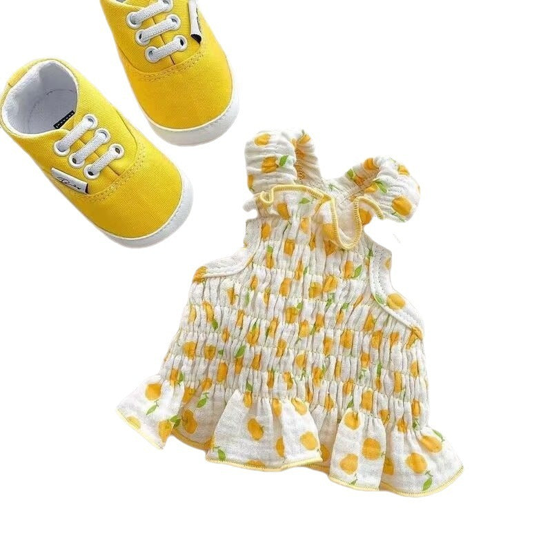 Summer Dog Halter Skirt