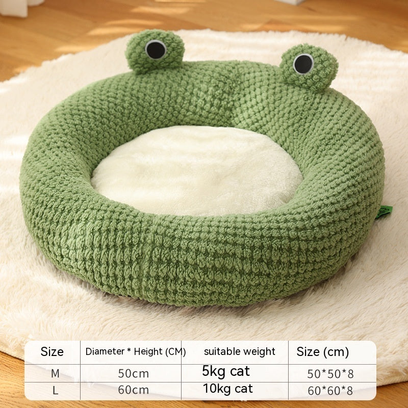 Frog Series Plush Pet Nest
