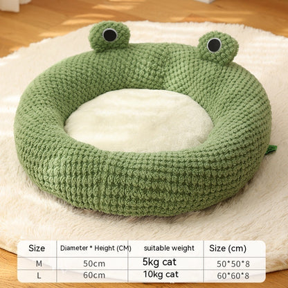 Frog Series Plush Pet Nest